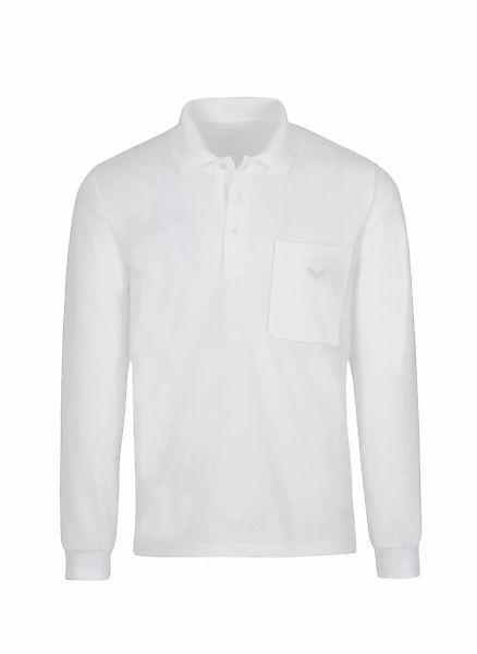 Trigema Poloshirt "TRIGEMA Langarm Poloshirt aus Baumwolle", (1 tlg.) günstig online kaufen
