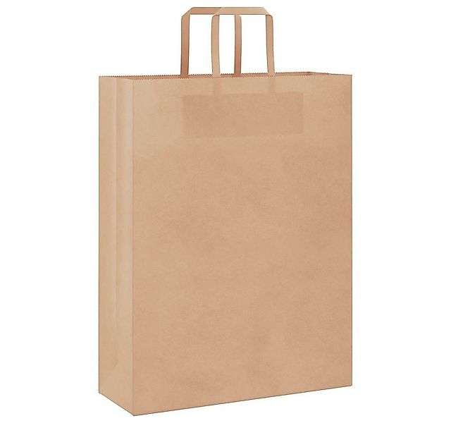 vidaXL Tragetasche Papiertragetaschen 250 Stk. mit Henkeln Braun 32x12x42 c günstig online kaufen