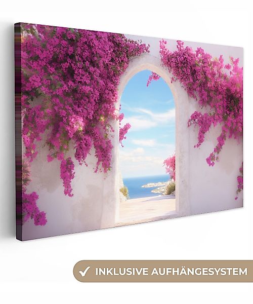 OneMillionCanvasses® Leinwandbild Meer - Rosa - günstig online kaufen
