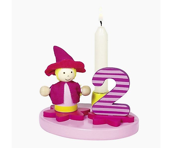 goki Tischkranz Geburtstags Zwerg Rosa, austauschbaren Zahlen von 0 bis 9 günstig online kaufen