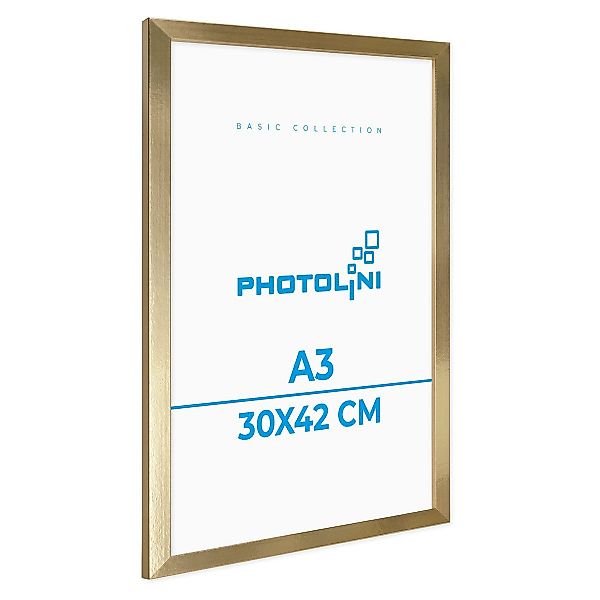 PHOTOLINI Bilderrahmen Poster-Einzelrahmen Modern Schmal günstig online kaufen