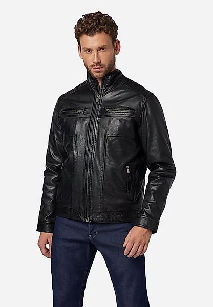 RICANO Lederjacke Albert Lederjacke mit klassischem Stehkragen günstig online kaufen