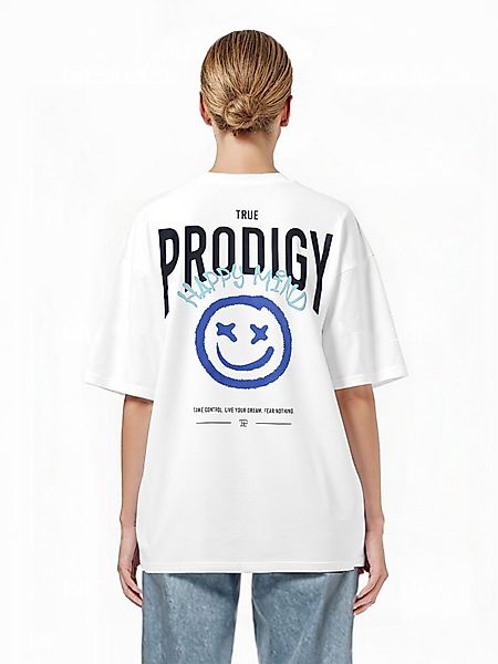 trueprodigy Oversize-Shirt Hajin F Logoprint Rundhals günstig online kaufen