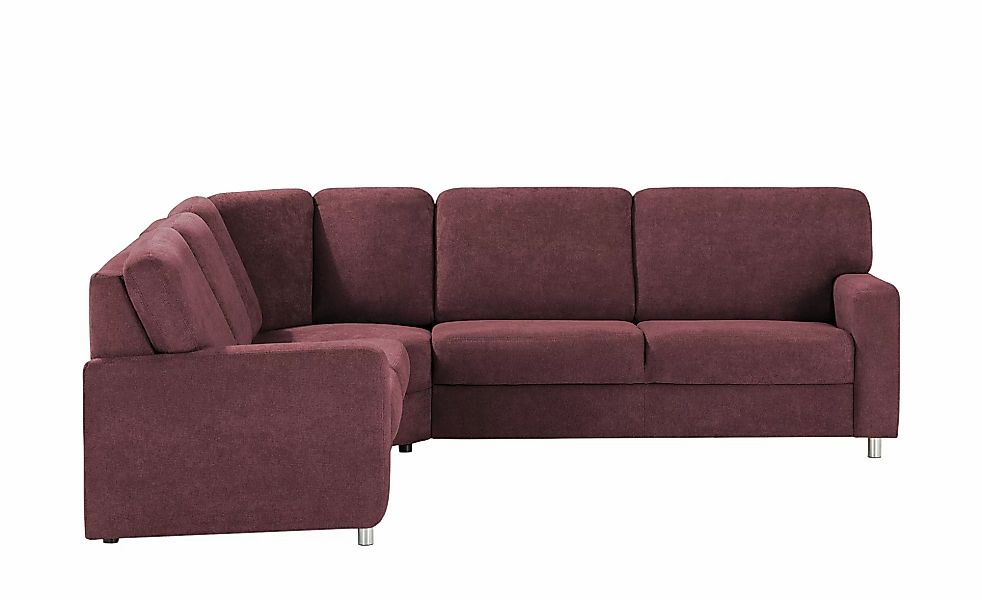 smart Ecksofa  Valencia ¦ rot ¦ Maße (cm): B: 266 H: 90 T: 236.0 Polstermöb günstig online kaufen