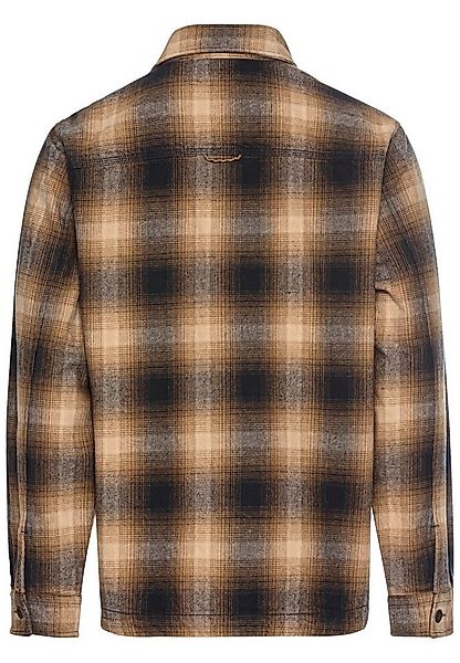 camel active Langarmhemd Overshirt aus reiner Baumwolle günstig online kaufen