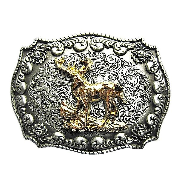 Westernlifestyle Gürtelschnalle Goldenes Pferd Gürtelschnalle Western günstig online kaufen