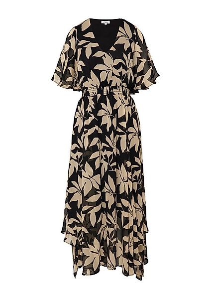 s.Oliver Maxikleid Kleid Maxikleid aus Chiffon mit gesmokter Taille günstig online kaufen