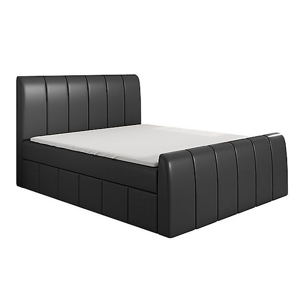 A&J MöbelLand GmbH Boxspringbett JON mit 2 Bettkästen, Bonell-Matratze und günstig online kaufen