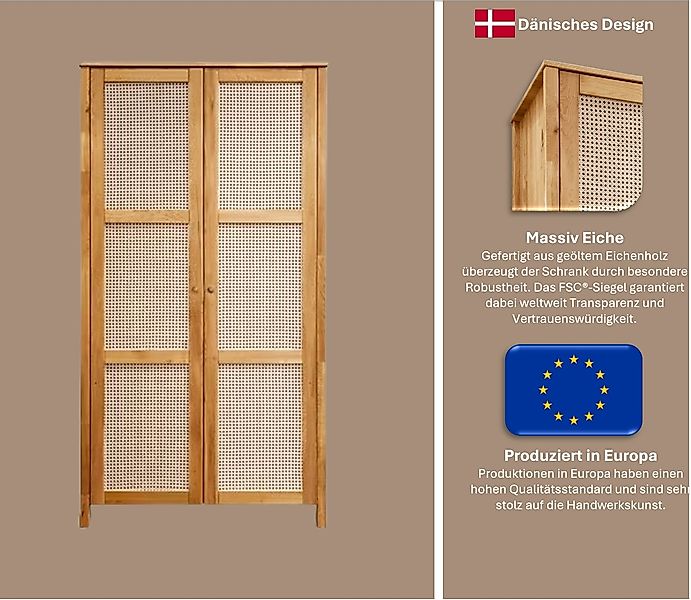 andas Drehtürenschrank "Hällevik Kleiderschrank, Aufbewahrung, Stauraum,", günstig online kaufen