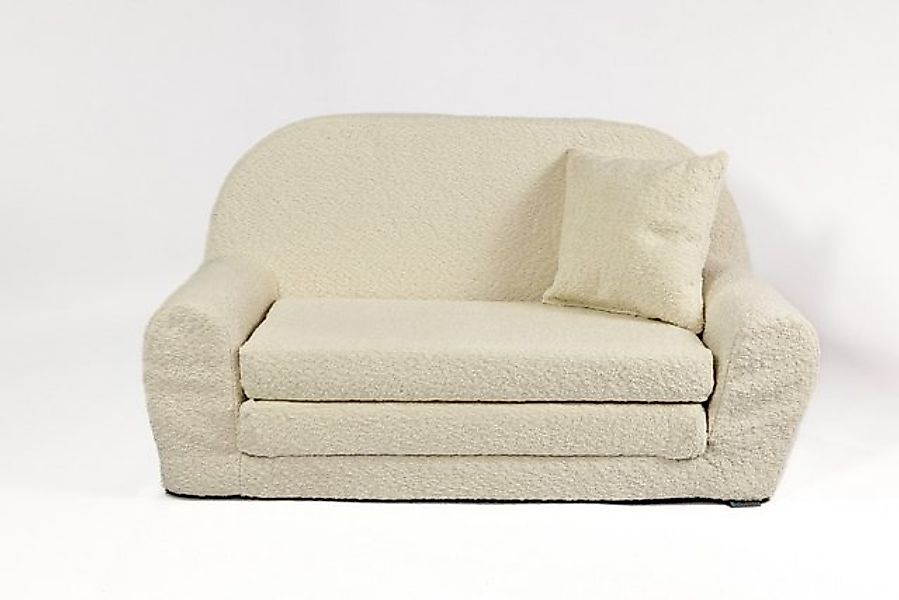 FORTISLINE Kindersofa Mini-Sofa Kindersofa Spielsofa aus Teddy-Stoff auskla günstig online kaufen