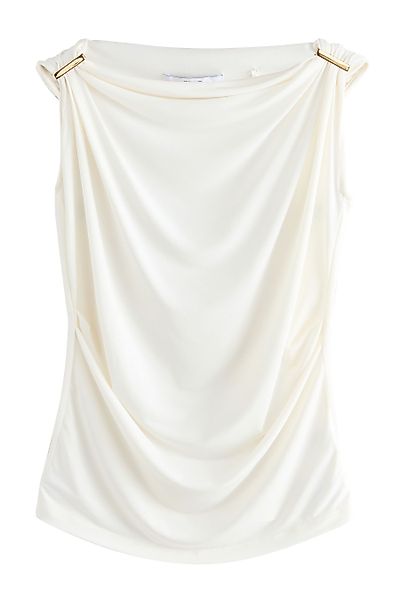 Next Blusentop Ärmelloses, drapiertes Top mit günstig online kaufen
