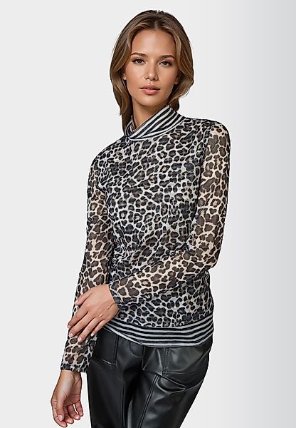 MARC AUREL Langarmshirt mit Printmix günstig online kaufen