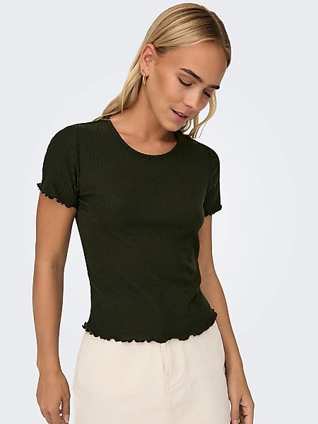 ONLY Rundhalsshirt "ONLEMMA S/S SHORT TOP NOOS JRS" Rundhals, modisch, regu günstig online kaufen