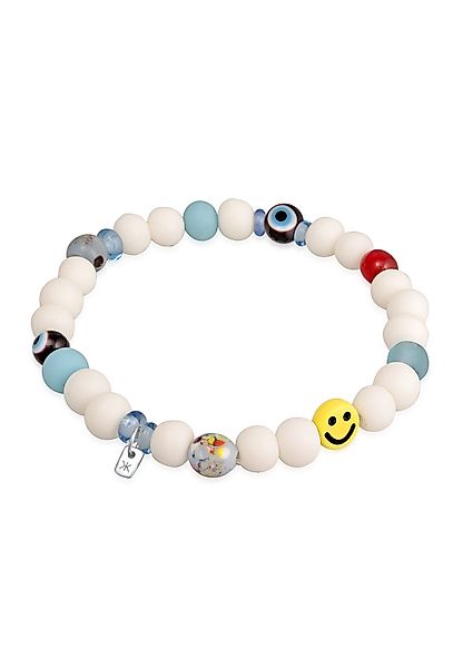 Kuzzoi Bead-Armband-Set Smiling Bead Glas Harz günstig online kaufen