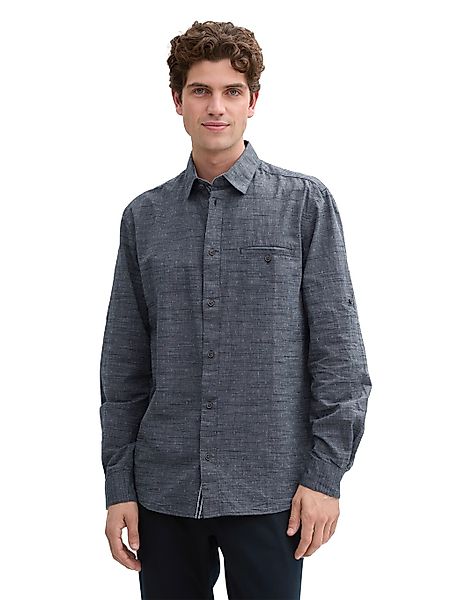 Tom Tailor Herren Sweatjacke PRINTED STAND-UP - Regular Fit günstig online kaufen