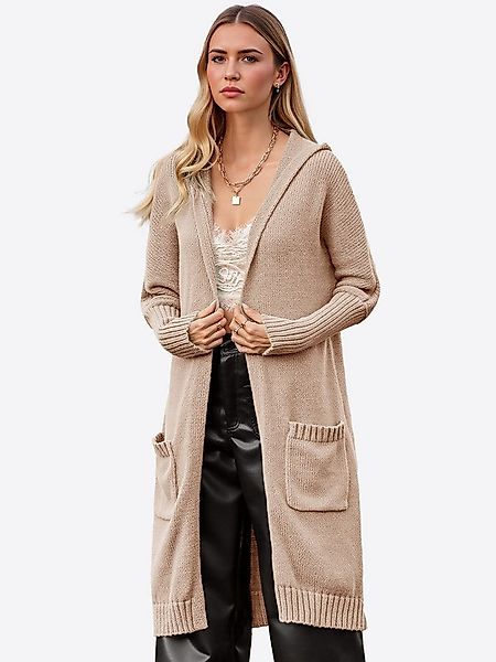 Imily Bela Cardigan Damen Long Cardigan mit Kapuze (Packung, 1-tlg., 1per-P günstig online kaufen