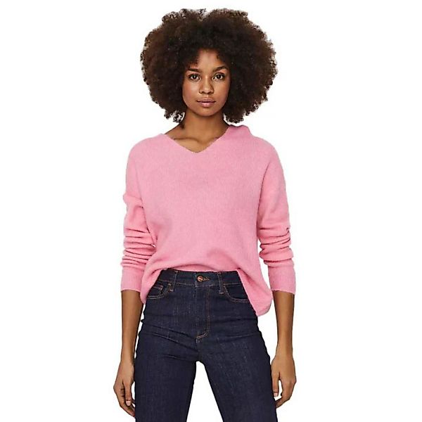 Vero Moda Crew Lefile V-ausschnitt-sweater XS Bungee Cord / Melange günstig online kaufen