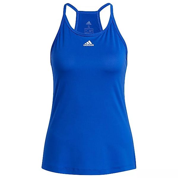 Adidas Performance Hemd Ärmelloses XS Bold Blue / White günstig online kaufen