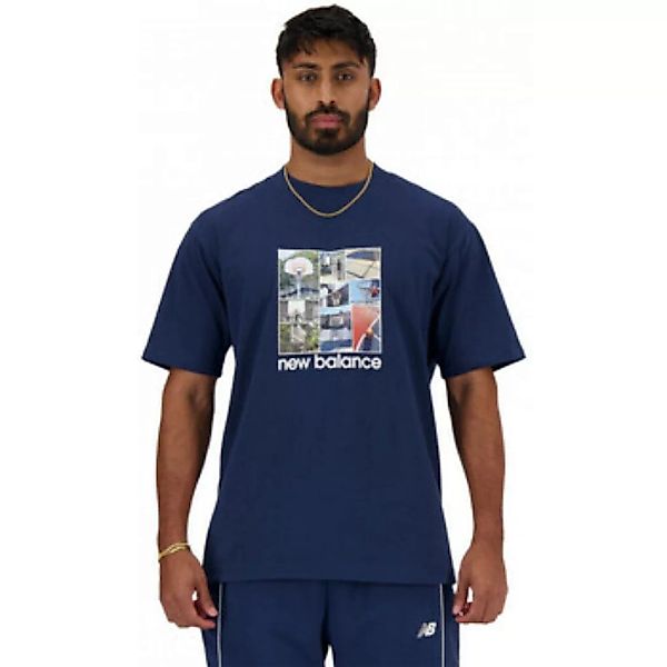 New Balance  T-Shirts & Poloshirts Hoops graphic t-shirt günstig online kaufen