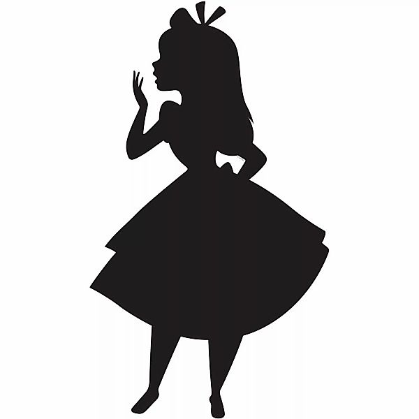 Komar Wandbild Alice Silhouette 40 x 50 cm günstig online kaufen