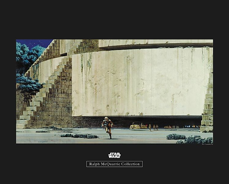 Komar Wandbild Star Wars Temple 50 x 40 cm günstig online kaufen