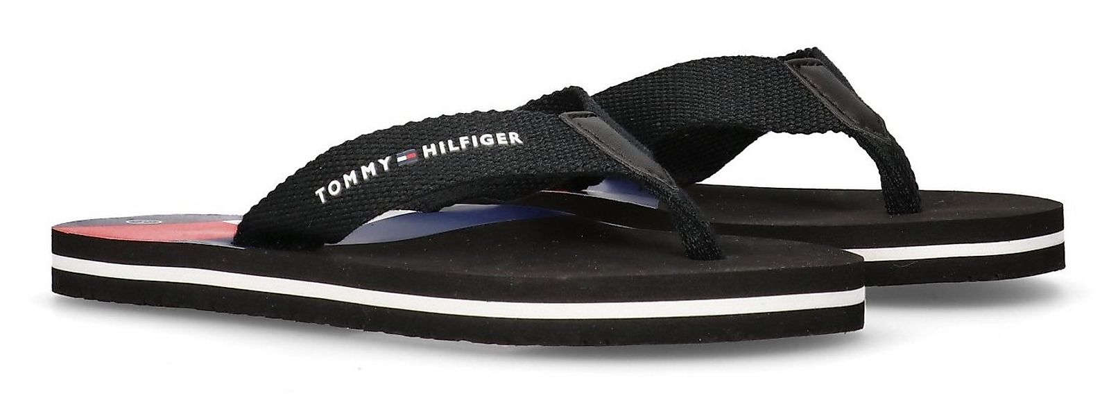 Tommy Hilfiger Zehentrenner, Slides, Sandale mit Zehensteg günstig online kaufen