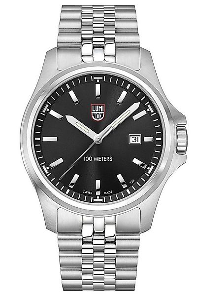 Luminox Quarzuhr Quarz Dress Field Stahl/Schwarz günstig online kaufen