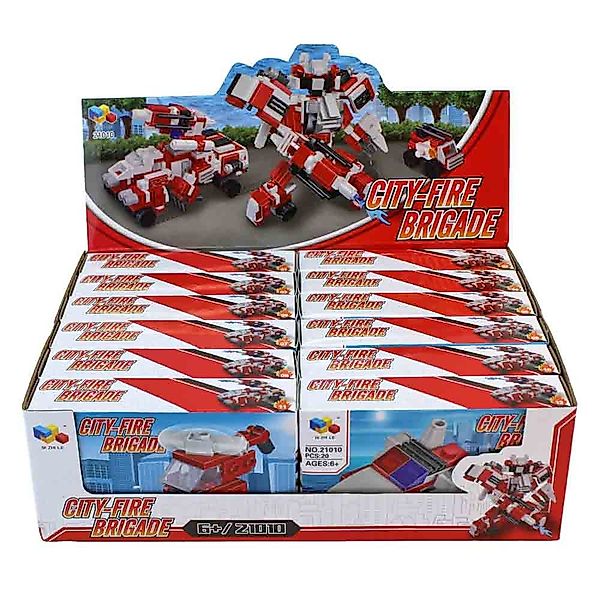 Rasehorn Spielzeug-Auto Feuerwehr Fahrzeuge Bausteine - günstig online kaufen