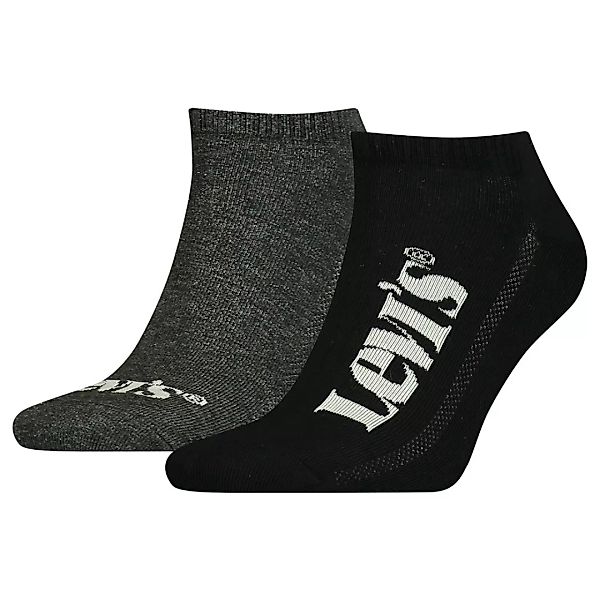 Levi´s ® New Logo Low Socken 2 Paare EU 43-46 Middle Grey Melange / Anthrac günstig online kaufen