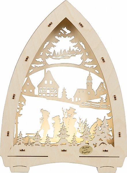 SAICO Original LED Schwibbogen "LED-Lichterspitze, Schneemann" für Batterie günstig online kaufen