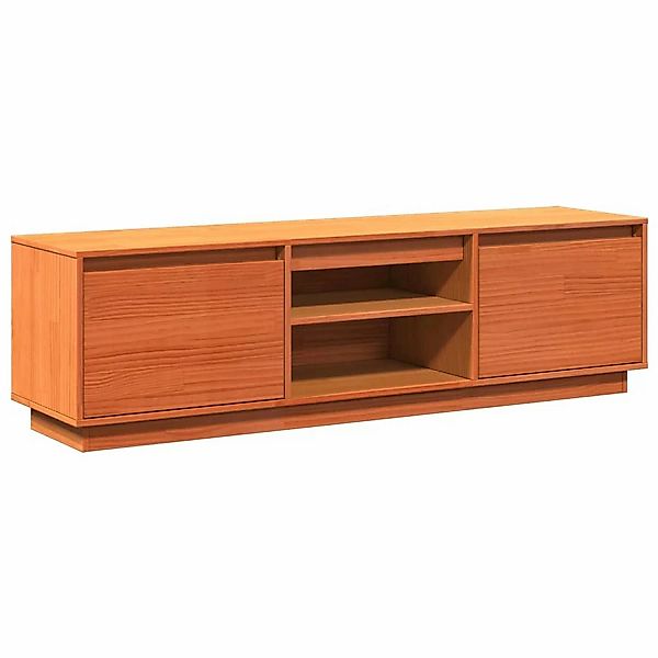 VidaXL TV-Schrank Wachsbraun 140x35x40 cm Massivholz Kiefür günstig online kaufen