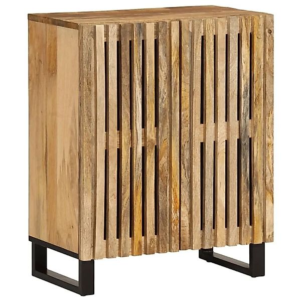 vidaXL Sideboard 60x34x75 cm Raues Massives Mangoholz 377446 günstig online kaufen