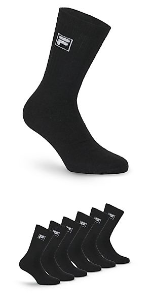 Fila Sportsocken "UNISEX CREW TENNIS FULL TERRY SOCKS", (6 Paar), klassisch günstig online kaufen