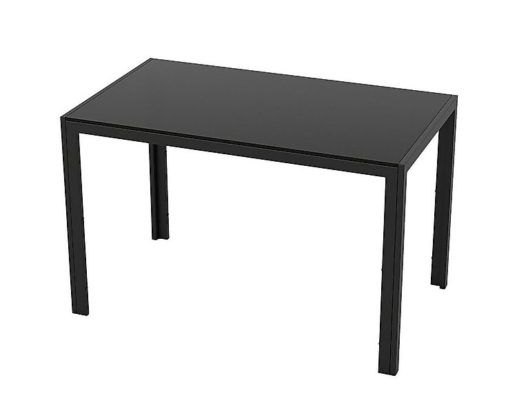 COSTWAY Esstisch (1-St), Glas, quadratischer Küchentisch für 4 Personen günstig online kaufen