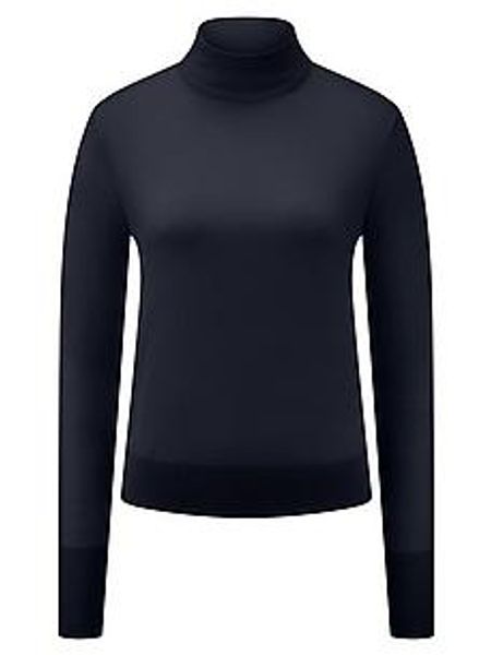 Rundhals-Pullover Peter Hahn blau günstig online kaufen