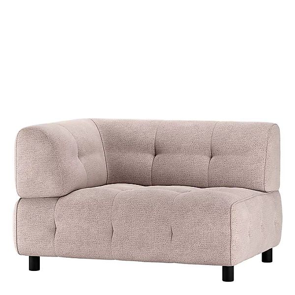 Modulares Sofa Element Mauve aus Chenillegewebe modernem Design günstig online kaufen