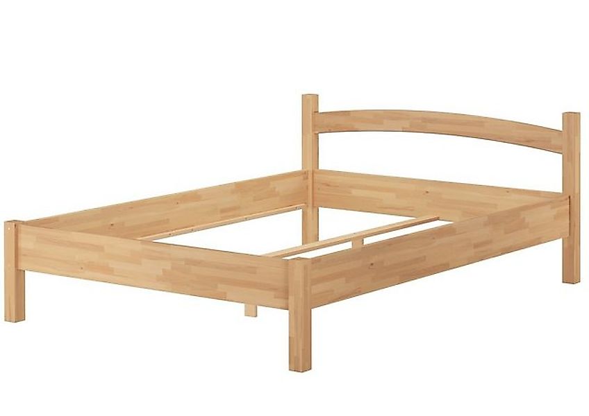 ERST-HOLZ Bett Extra breites Massivholzbett 120x200 mit Rost und Matratze, günstig online kaufen