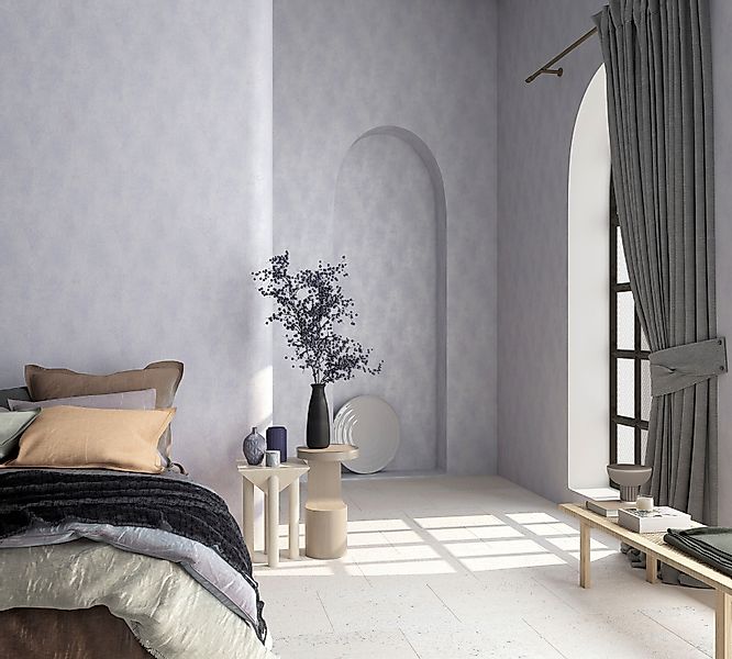 Marburg Vliestapete »Leather« uni texturiert moderne Tapete für Wohnzimmer günstig online kaufen