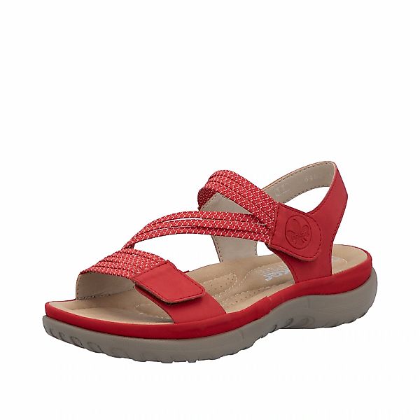 Rieker Riemchensandale Sommerschuh, Sandalette, Keilabsatz, mit Gummizügen günstig online kaufen