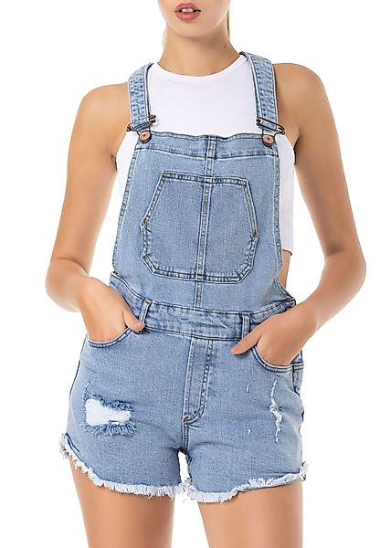 RedBridge Jeanslatzhose Premium Denim Jeansshorts günstig online kaufen