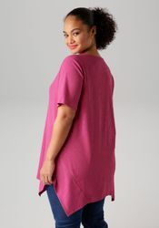 Aniston PLUS Blusenshirt mit dezenter Streifenlook Struktur günstig online kaufen