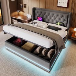 REDOM Polsterbett Jugendbett Bett Stauraumbett gepolsteres günstig online kaufen