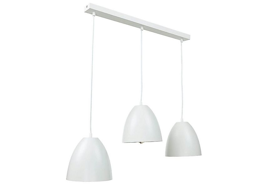 Licht-Erlebnisse Pendelleuchte LENOX, ohne Leuchtmittel, Hängeleuchte Weiß günstig online kaufen