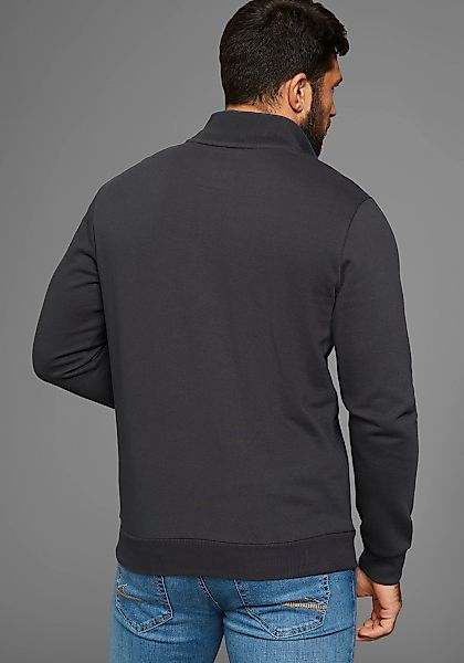 Man's World Sweatshirt mit Kontrastkragen - NEUE KOLLEKTION günstig online kaufen