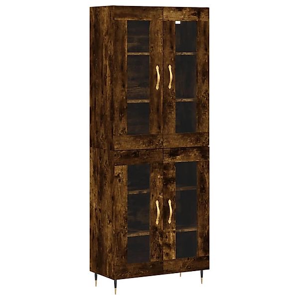 vidaXL Highboard Räuchereiche 69,5x34x180 cm Holzwerkstoff 3198262 günstig online kaufen