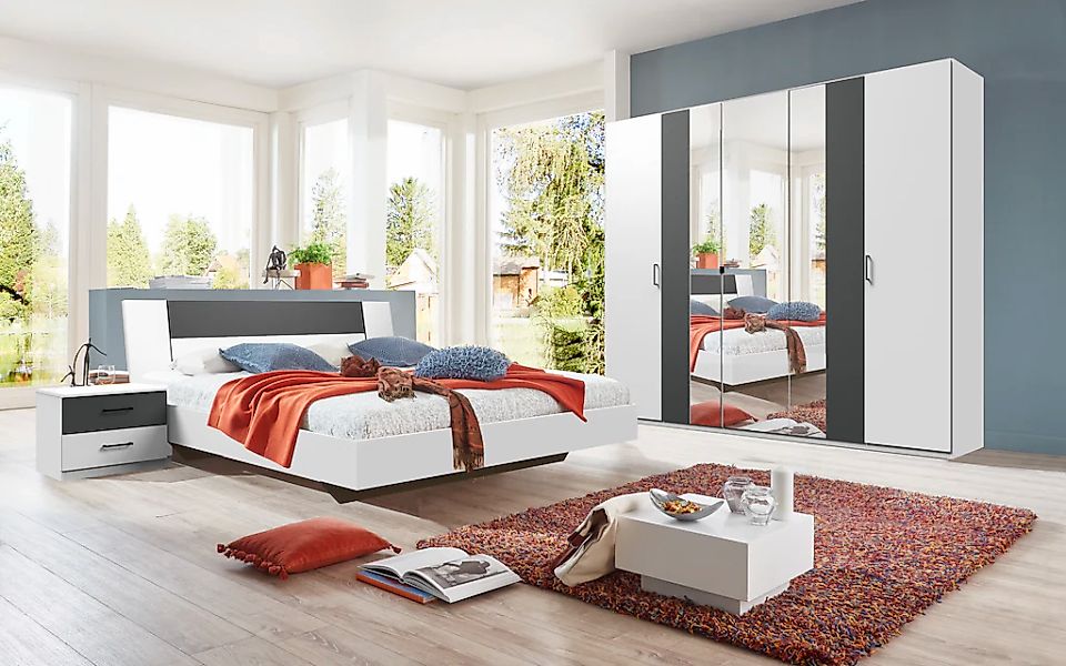 Wimex Futonbett Kreta, Liegefläche 180x200cm, modernes Kopfteil günstig online kaufen