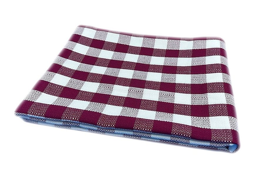 texpot Tischdecke Tischwäsche 2 cm Karo Farbe rubin 100% Baumwolle (12-tlg) günstig online kaufen