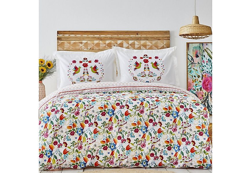 Karaca Home Bettwäsche Karaca Home Parlin Bettbezugset 100% Baumwolle Einze günstig online kaufen