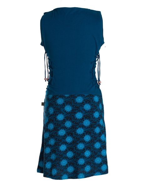 Vishes Minikleid Damen Sommerkleid armlos-es Blumen-Kleid günstig online kaufen