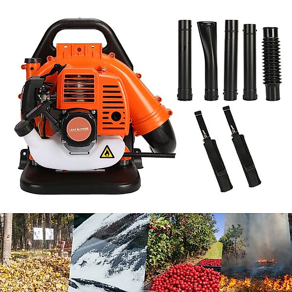 Rutaqian Benzin-Laubsauger 6800RPM 2-Takt Schnurlos Laubbläser günstig online kaufen